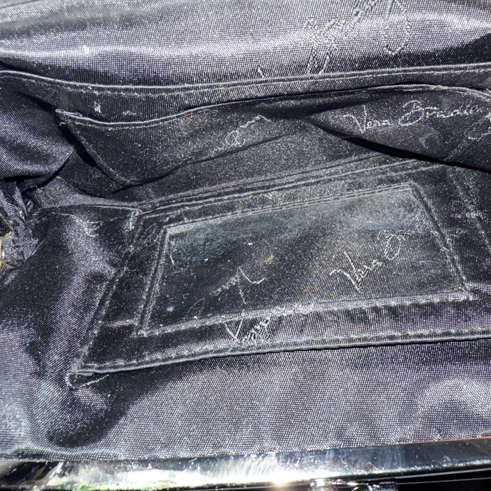 Vera Bradley Kisslock Black and Gold Clutch - Picture 3 of 4